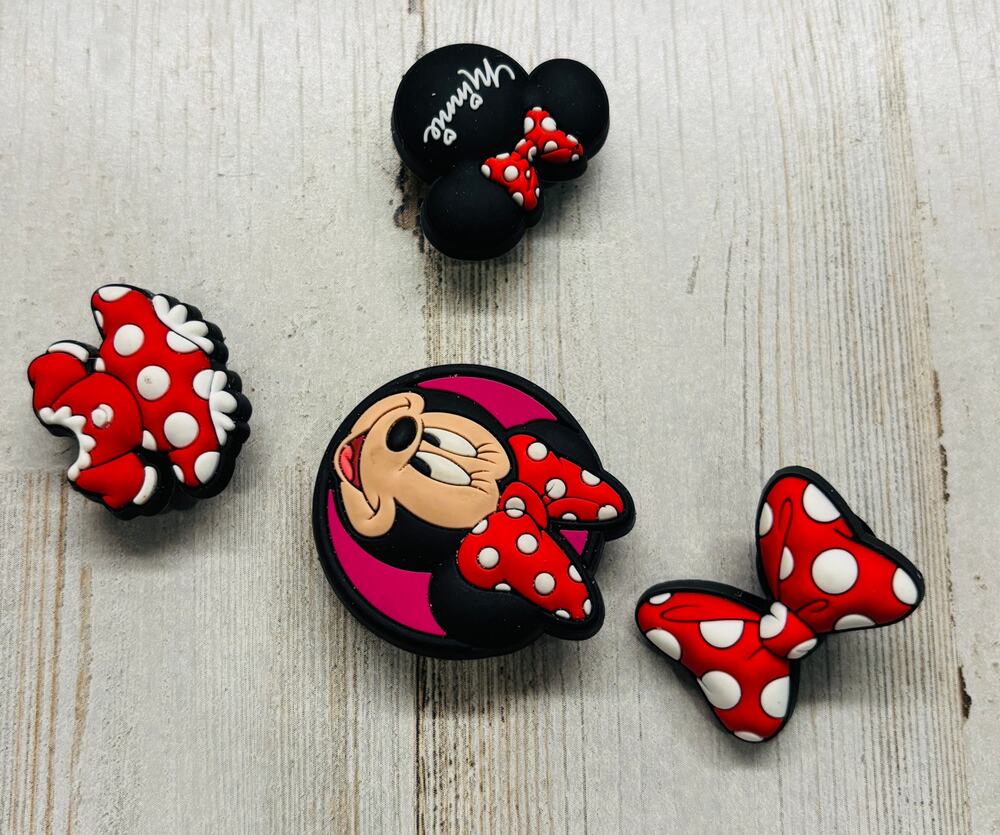 Disney Minnie Mouse Croc Charms New